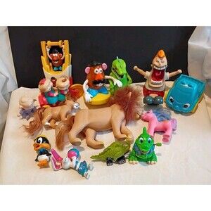 Vintage 90s mix Toy Lot Small Collectibles McDonald's Hasbro Disney